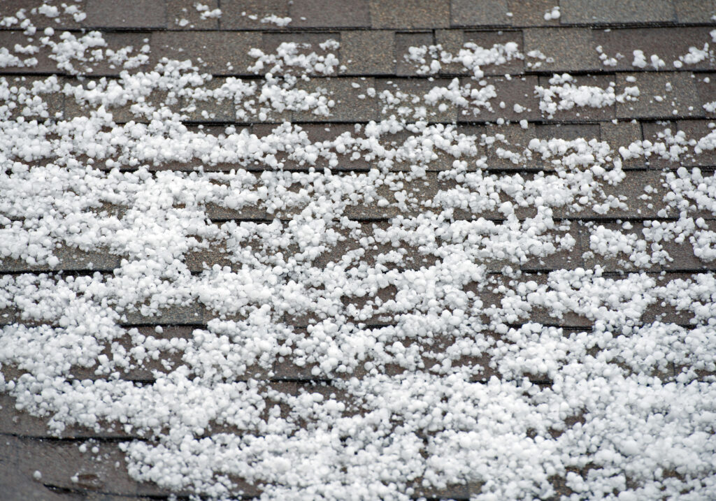 Hail on the Roof.