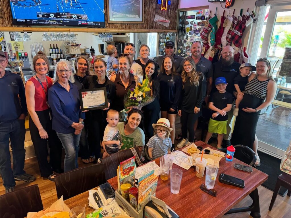 Reith and Kyle Tucker with Driftline family